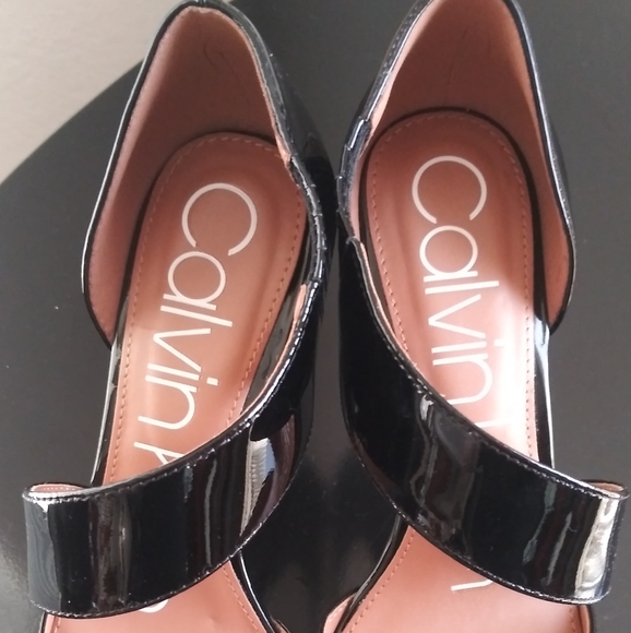 Calvin Klein Gellar leather Dress heels - Picture 16 of 16